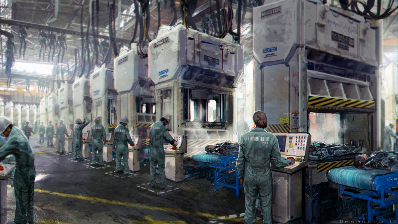 Illustration for article titled Los increíbles diseños artísticos que concibieron Elysium